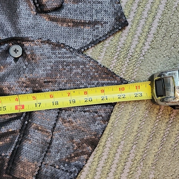Free People Sequin Blazer Size 2 - Picture 8 of 16